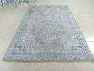 Safa Rug Turkish Faded Vintage Pink Gray Rug-Rugs-Fame Rugs-2'x3' ft 60x90 cm-fame