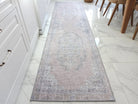 Safa Rug Turkish Faded Vintage Pink Gray Rug-Rugs-Fame Rugs-2'x3' ft 60x90 cm-fame