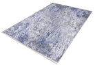 Saka Abstract Blue Gray Rug-Fame Rugs-2'x3'ft 60x90cm-fame