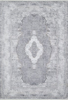 Sali Neutral Turkish Ivory Beige Gray Rug-Fame Rugs-2'x3'ft 60x90cm-Design 1-fame