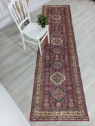 San-Runner Turkish Burgundy Dark Red Runner Rug-Rugs-Fame Rugs-2'x3'ft 60x90cm-fame