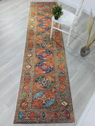 Sanae Rug Turkish Geometric Multi Color Rug-Rugs-Fame Rugs-2'x3'ft 60x90cm-without fringe-fame