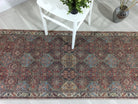 Sema Runner Earth tone Turkish Diamond Runner Rug-Rugs-Fame Rugs-2'x3' ft 60x90 cm-fame