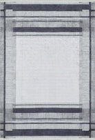 Solla Solid Beige Gray Rug Striped Border Rug-Fame Rugs-2'x3'ft 60x90cm-Beige-fame