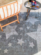 Star Rug Gray Kids Rug-Fame Rugs-2'x3'ft 60x90cm-fame