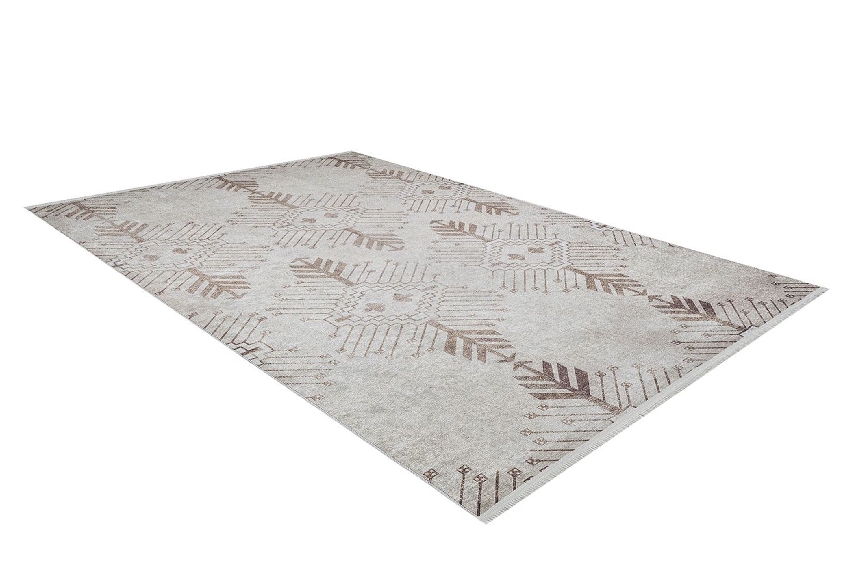 Suka Bohemian Beige Rug-Fame Rugs-2'x3'ft 60x90cm-fame