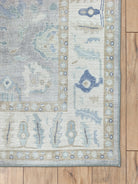 Sylvie Gray Blue Pastel Modern Oushak Rug-famerugs-2&#39;x3&#39; ft 60x90cm-fame