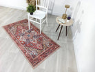 Talya1 Rug Muted Red Light Orange Persian Rug-Rugs-Fame Rugs-2'x3' ft 60x90 cm-fame