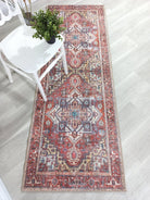 Talya1 Rug Muted Red Light Orange Persian Rug-Rugs-Fame Rugs-2'x3' ft 60x90 cm-fame