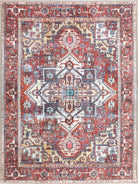 Talya1 Rug Muted Red Light Orange Persian Rug-Rugs-Fame Rugs-2'x3' ft 60x90 cm-fame