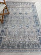 Tiana Rug Neutral Turkish Faded Gray Blue Rug-Rugs-Fame Rugs-2'x3' ft 60x90 cm-fame