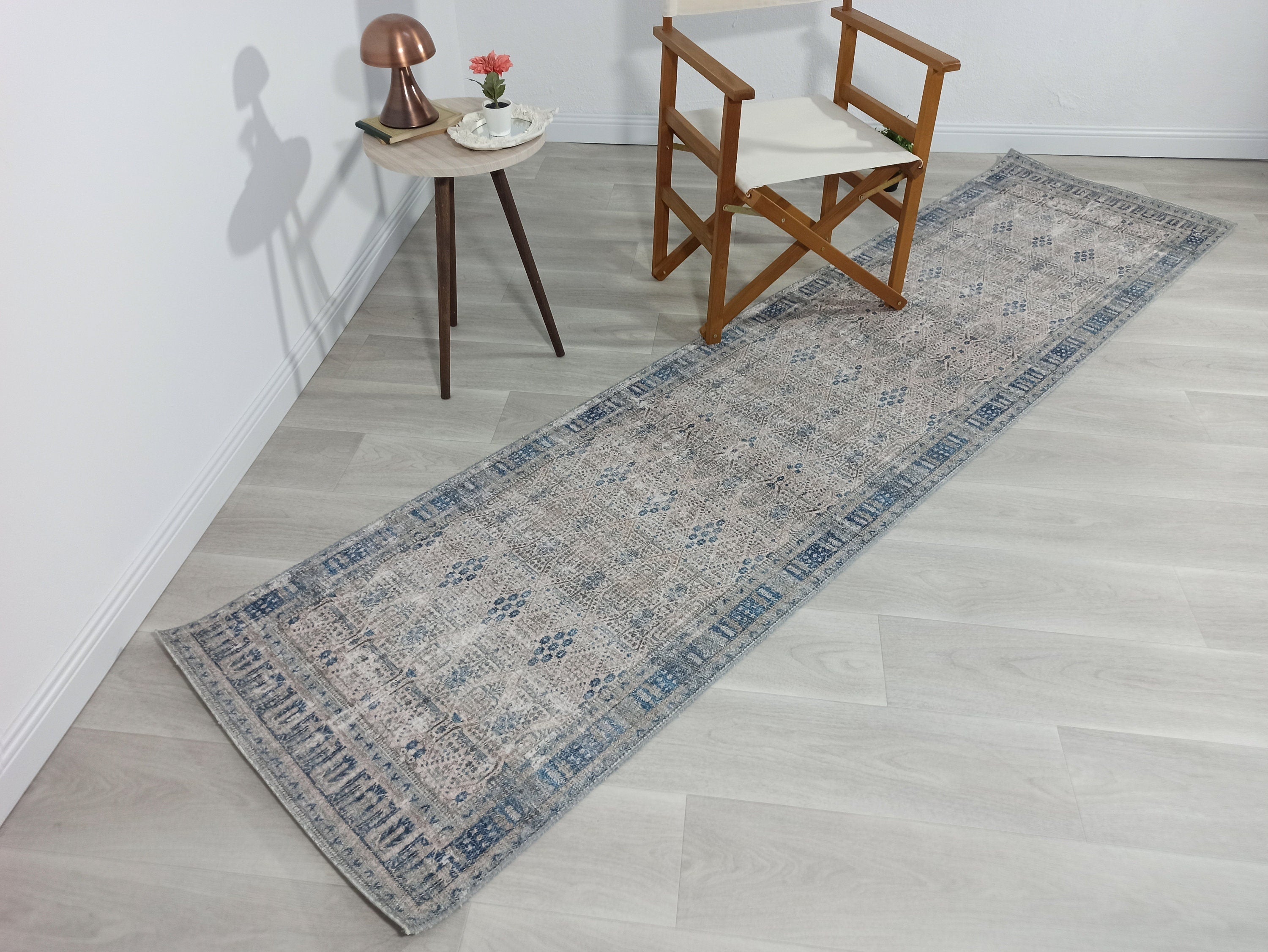 Tiana Rug Neutral Turkish Faded Gray Blue Rug-Rugs-Fame Rugs-2'x3' ft 60x90 cm-fame