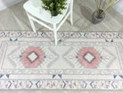 Tuta Rug Turkish Neutral Medallion white Beige Rug-Rugs-Fame Rugs-2'x3' ft 60x90 cm-fame