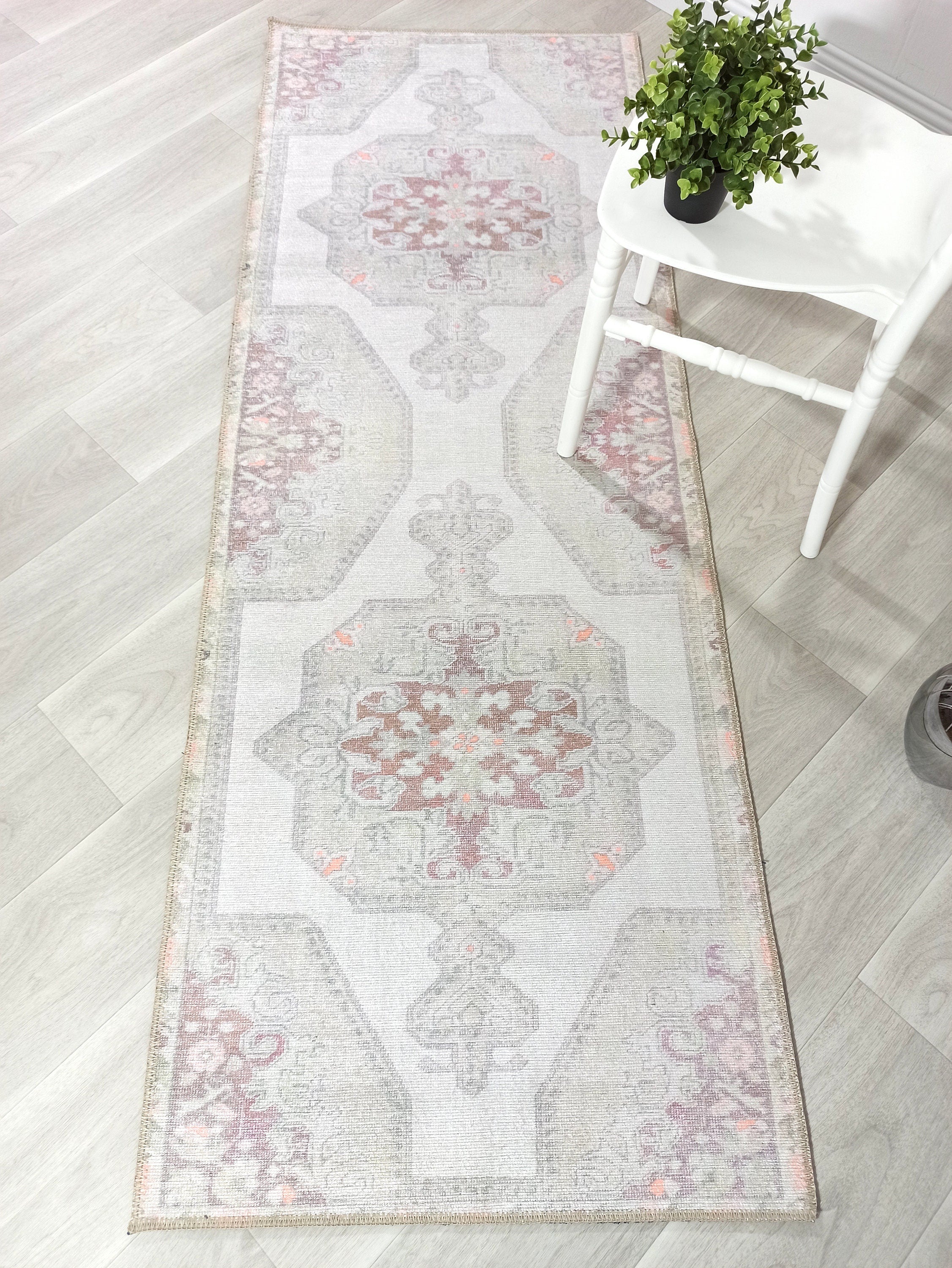 Vera Rug Neutral Turkish Gray Pastel Muted Green Ivory Rug-Rugs-Fame Rugs-2'x3' ft 60x90 cm-fame