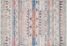 Viola Turkish Kilim Gray Beige Rug-Fame Rugs-2'x3'ft 60x90cm-Desing 1-fame