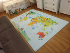 World Rug World Map Kids Play Rug-Rugs-Fame Rugs-2'x3' ft 60x90 cm-fame