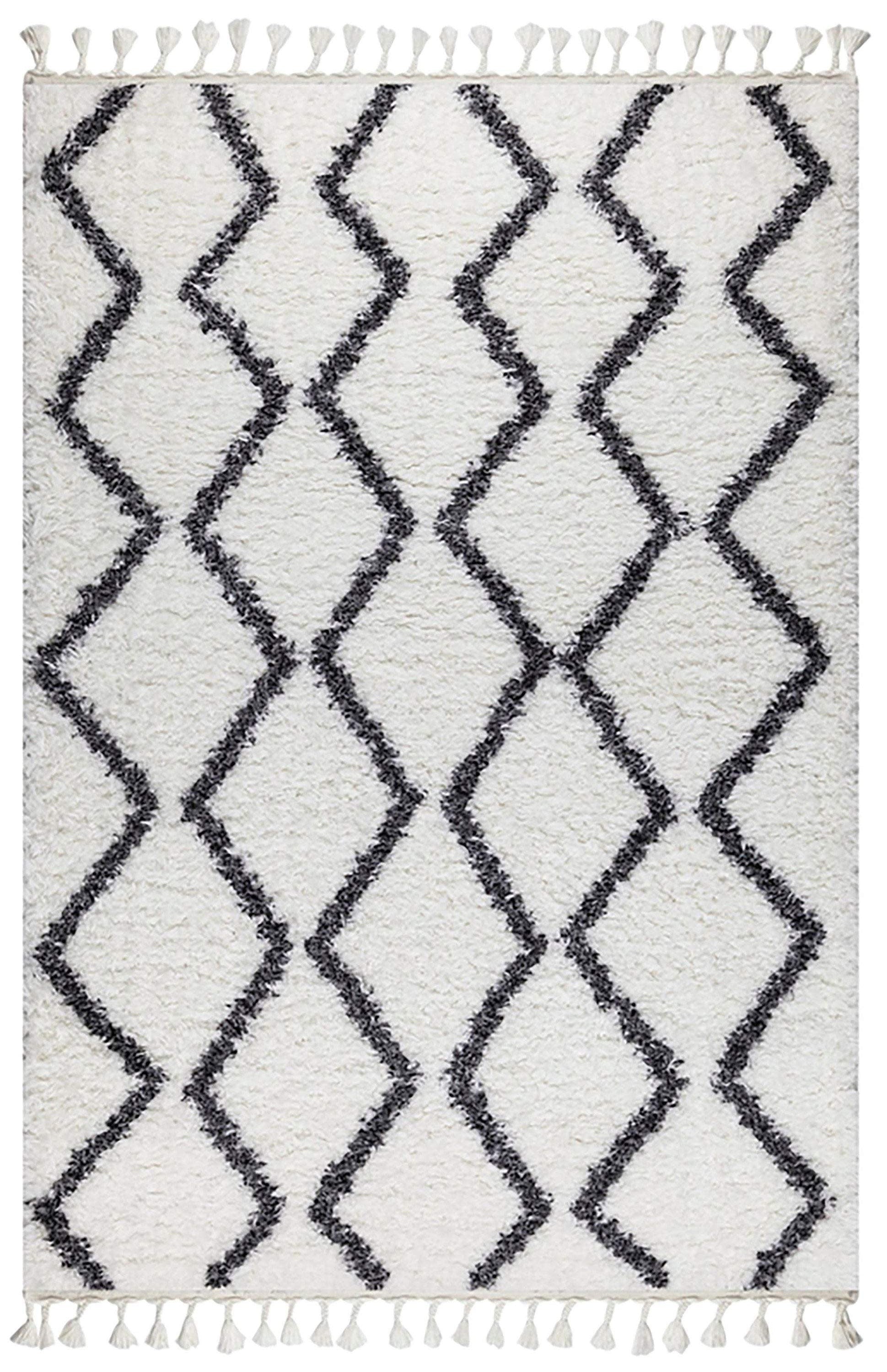 Zora Moroccan Berber Neutral white Rug-Rugs-Fame Rugs-2'6"x4'9" 80x150cm-fame