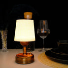 Stylish Retro Battery Operated Wireless LED Table Lamp