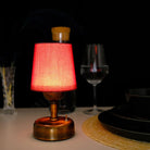 Stylish Retro Battery Operated Wireless LED Table Lamp