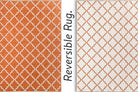 Aicha2 Moroccan Modern Orange Rug-Rugs-Fame Rugs-3'9"x5'9" 120x180cm-fame