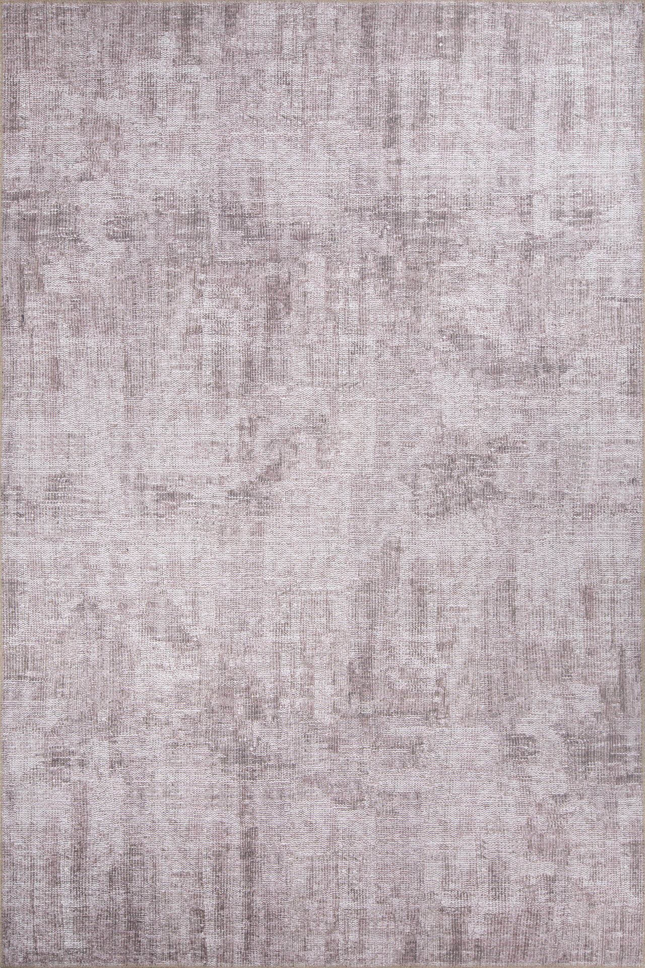 Gabba Faded Muted Blush Pink & Beige Distressed Rug - famerugs