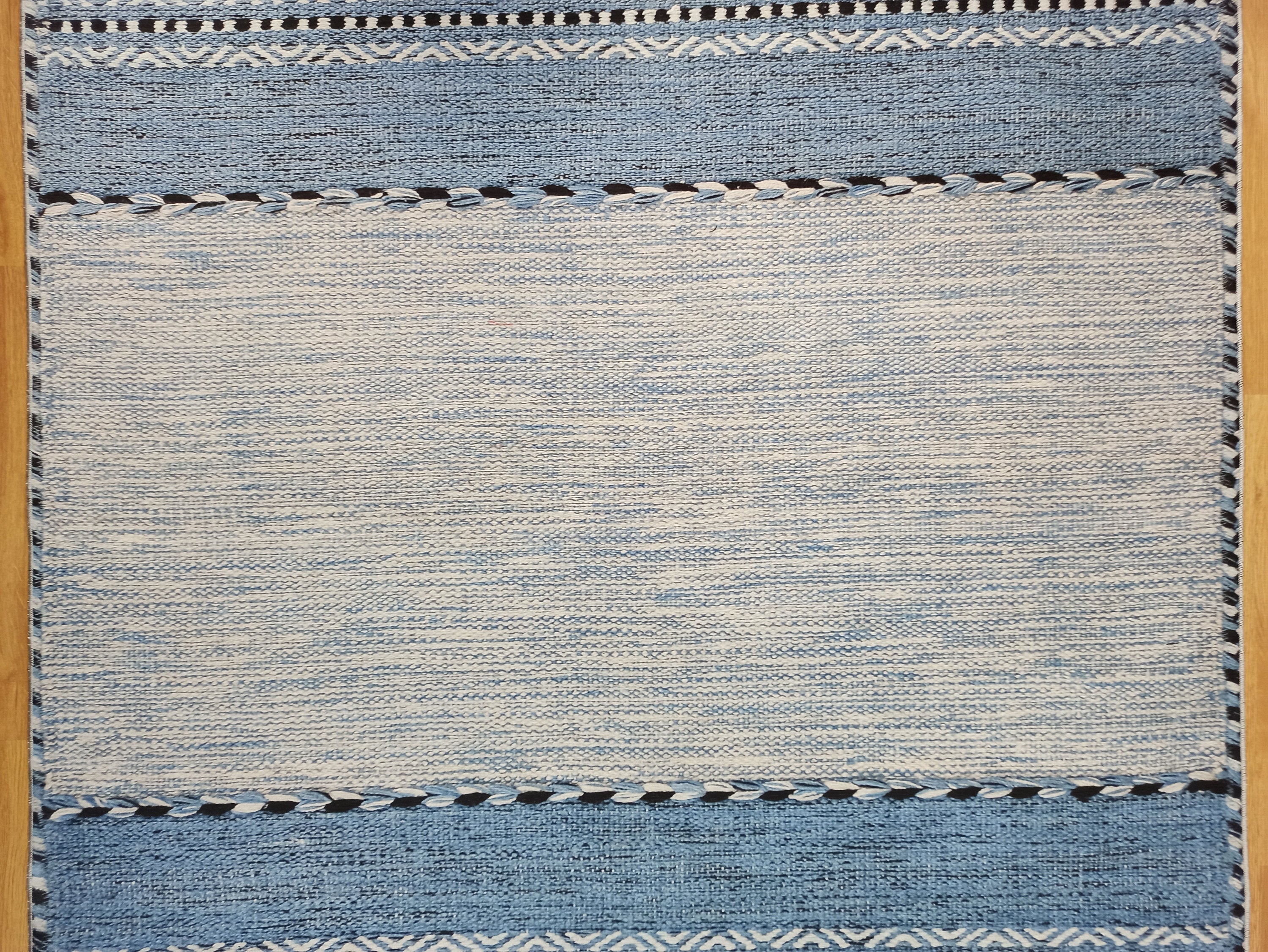 Elise Rug Turkish Blue Gray Modern Rug - famerugs