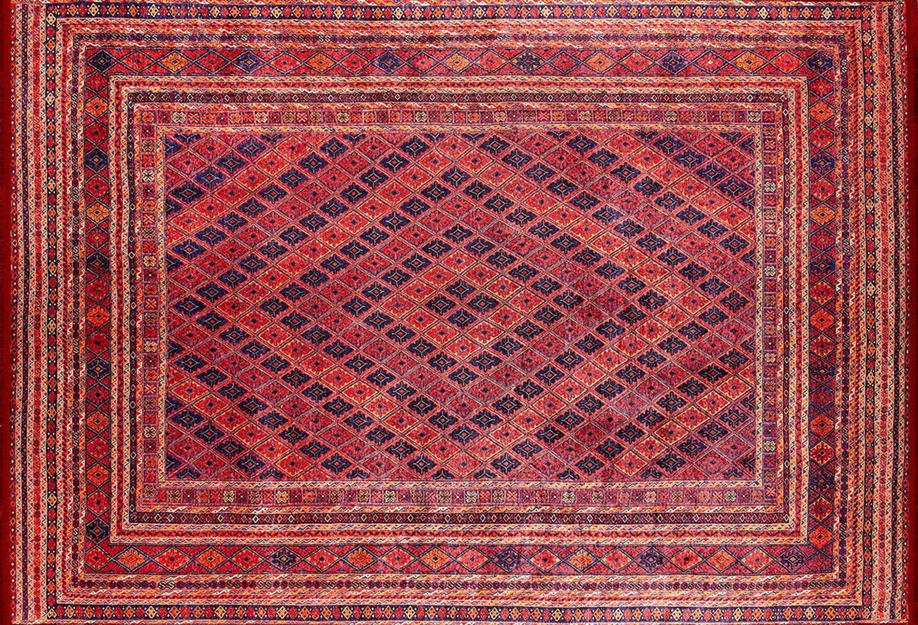 2x3 Turkish Rug, Small Area Rugs 3x5 4x6, Traditional Vintage Rug, Oriental Luxury Rug For Kitchen Bathroom Bedside Bedroom Entryway Laundry - famerugs