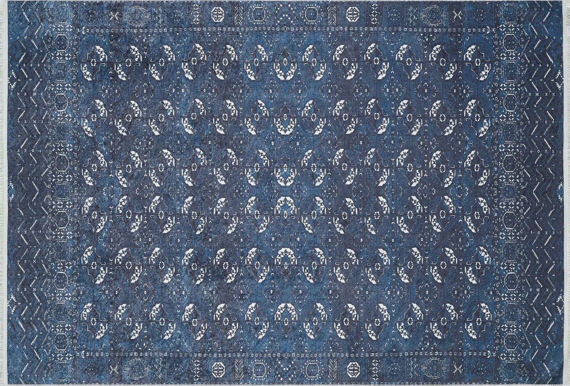 2x3 Navy Blue Afghan Rug, Small Area Rugs 3x5 4x6 Traditional