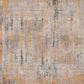 Abstrakter moderner Teppich „Mira“ in Orange und Beige