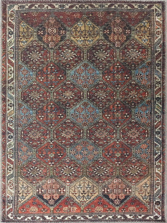 Viona Türkischer Oushak-Teppich in braunem Erdton