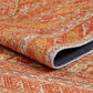 Türkischer Kelim-Teppich von Orish in Orange und Gelb