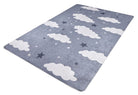 Cloudy Rug Gray Kids Rug - famerugs